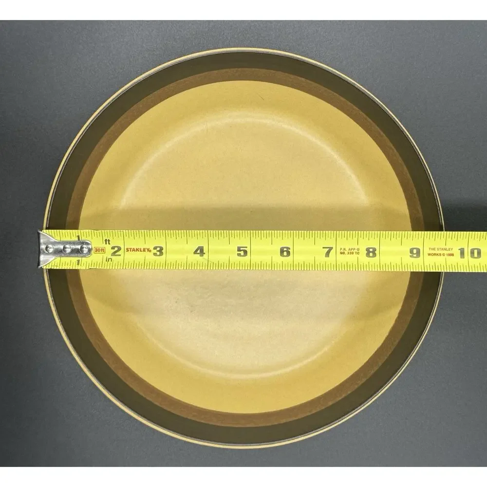 Vintage Apache Gold Stoneware Bowl – Arrowstone by Kasuga Japan – 9.5” Wide